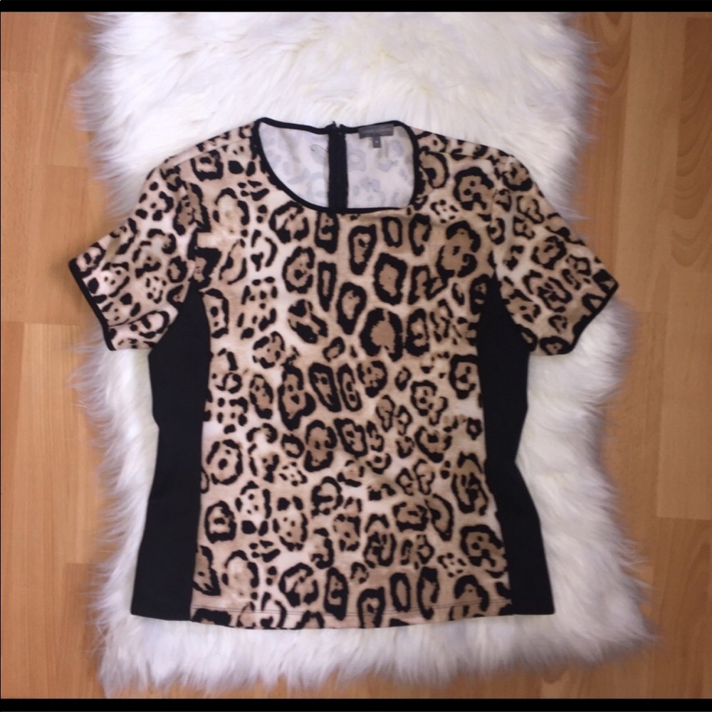 Vince Camuto Scuba Fabric Top